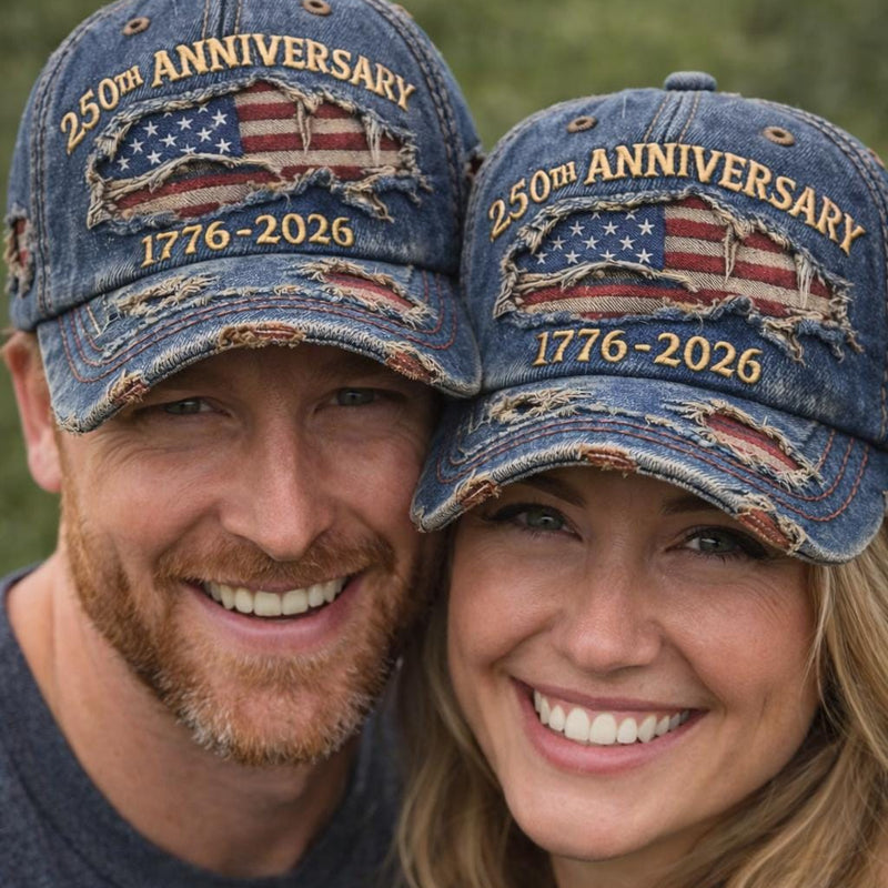 Sterling USA 250th Anniversary™ Distressed Cotton Flag Cap