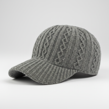 Sterling Emilia Knit Cap™ Cable Knit Baseball Cap Adjustable Fit