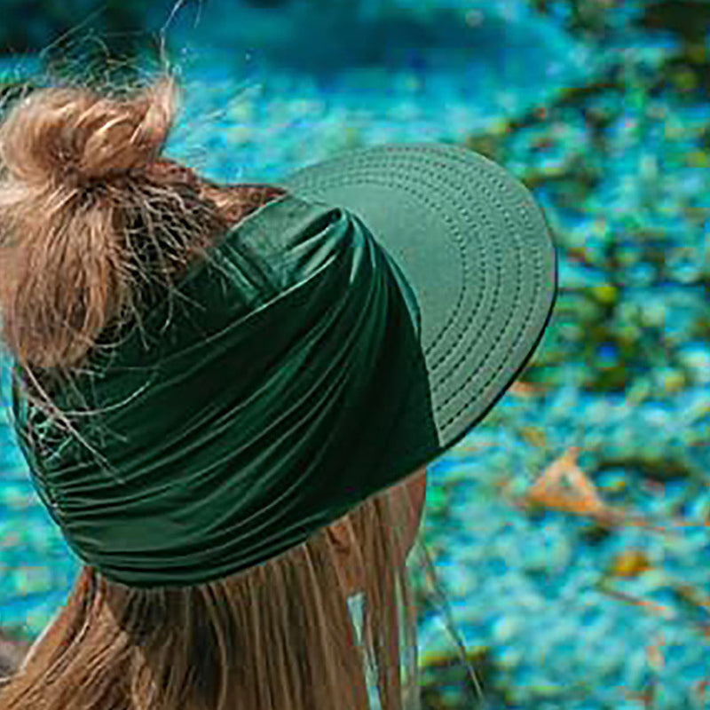 Sterling Summer Women's Sun Hat™ Wide Brim Straw Packable Shape