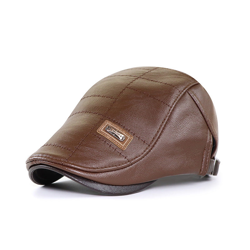 Sterling New Leather Beret™ Flat Leather Look Soft Band