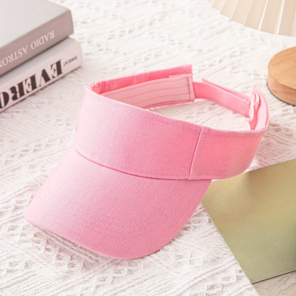 Sterling Open Top Sunshade Cap™ Curved Woven Fabric Visor