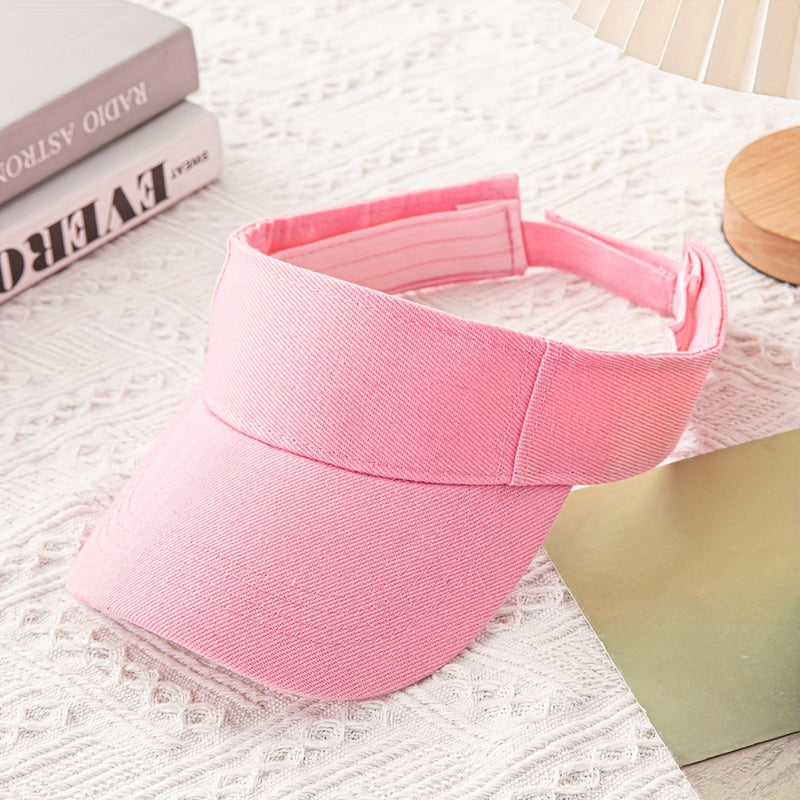 Sterling Open Top Sunshade Cap™ Curved Woven Fabric Visor