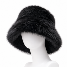 Sterling Solea Winter Bucket Hat™ Faux Mink Plush Bright Yellow