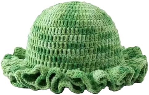 Sterling Foldable Polyester Crochet Bucket Hat™ With Ruffled Brim