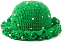 Sterling Foldable Polyester Crochet Bucket Hat™ With Ruffled Brim