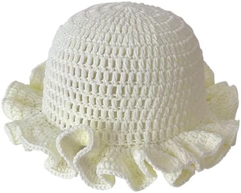 Sterling Foldable Polyester Crochet Bucket Hat™ With Ruffled Brim