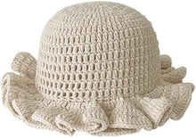 Sterling Foldable Polyester Crochet Bucket Hat™ With Ruffled Brim