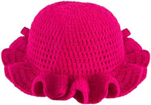 Sterling Foldable Polyester Crochet Bucket Hat™ With Ruffled Brim