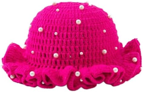 Sterling Foldable Polyester Crochet Bucket Hat™ With Ruffled Brim