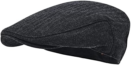 Sterling Caldwell Newsboy Flat Cap™  Wool Blend Sewn Brim