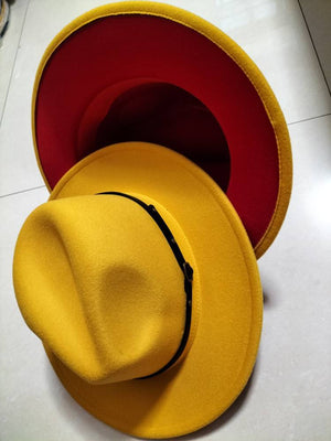 Sterling Aurelia™ Color-Trim Wool-Felt Fedora