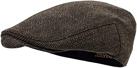 Sterling Caldwell Newsboy Flat Cap™  Wool Blend Sewn Brim