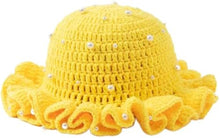 Sterling Foldable Polyester Crochet Bucket Hat™ With Ruffled Brim