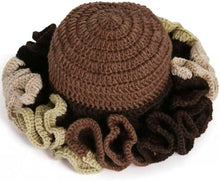 Sterling Foldable Polyester Crochet Bucket Hat™ With Ruffled Brim