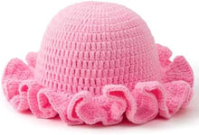 Sterling Foldable Polyester Crochet Bucket Hat™ With Ruffled Brim