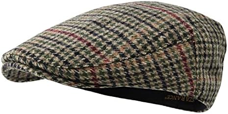 Sterling Caldwell Newsboy Flat Cap™  Wool Blend Sewn Brim