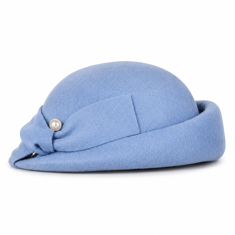 Sterling™ FS Wool Felt Pillbox Beret With Structured Crown