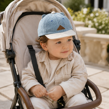 Sterling™ Denim Baby Baseball Cap with Bear Ears