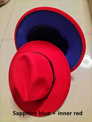 Sterling Aurelia™ Color-Trim Wool-Felt Fedora