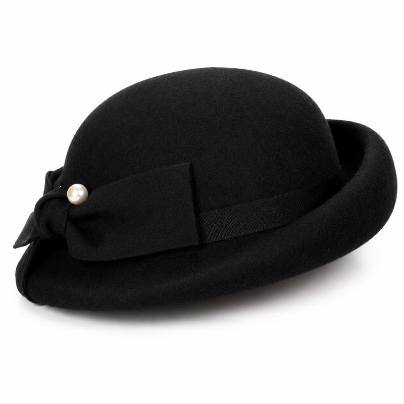 Sterling™ FS Wool Felt Pillbox Beret With Structured Crown