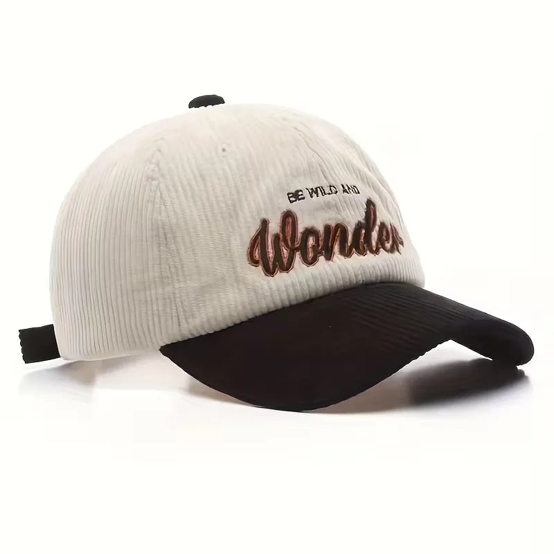 Sterling Corduroy Baseball Cap™ With Embroidered Letters