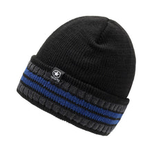 Sterling Striped Beanie™ Ear Cover Soft Knit Fit