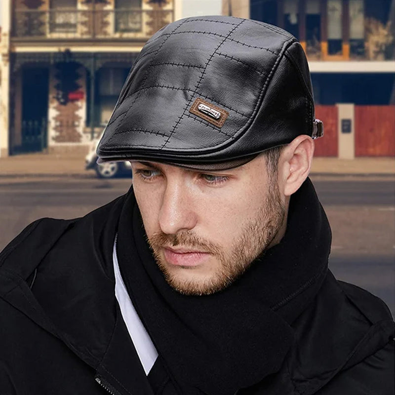 Sterling New Leather Beret™ Flat Leather Look Soft Band