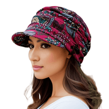 Sterling Stay Warm Flower Print Cap™ Curved Brim Soft Lining