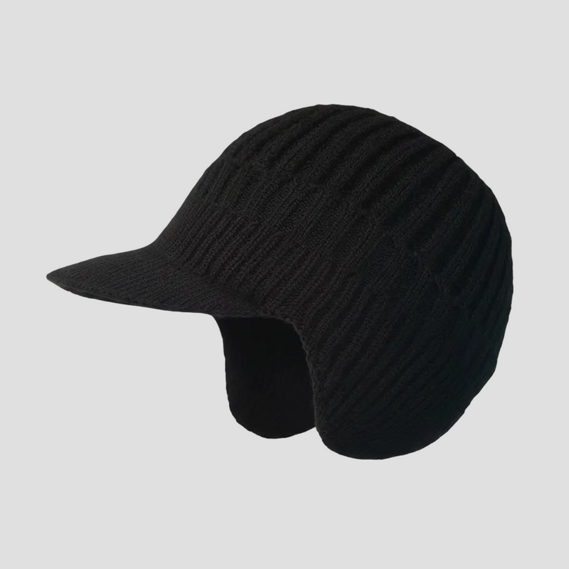 Sterling Knitted Beanie Cap™ Warm Winter Headwear With Visor