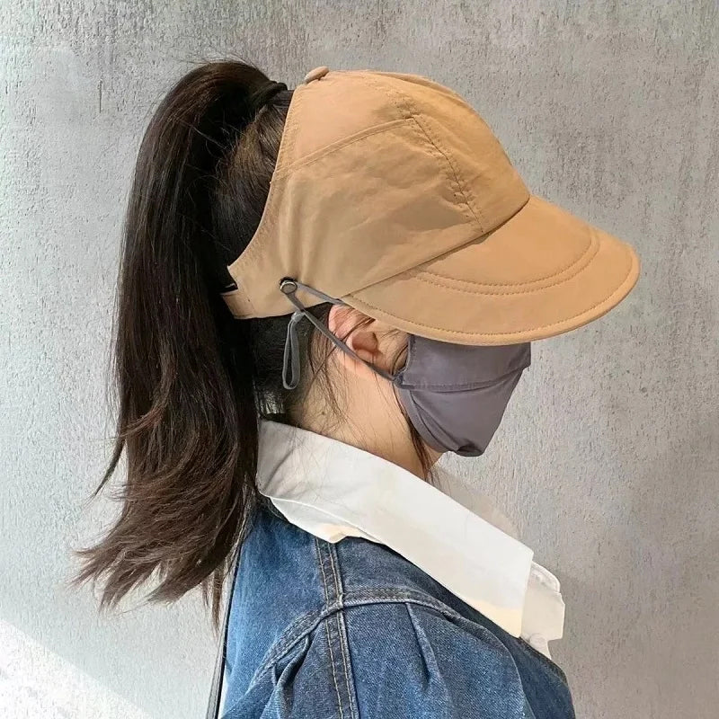 Sterling Outdoor UV Protection™ Hollow Top Sun Hat Wide Brim Visor