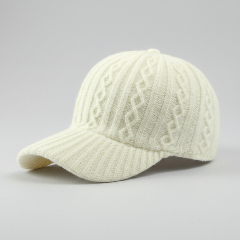 Sterling Emilia Knit Cap™ Cable Knit Baseball Cap Adjustable Fit