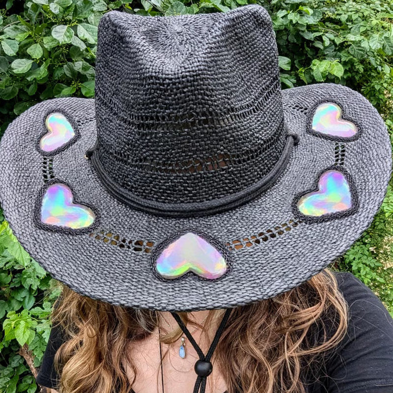 Sterling Cowgirl Straw Prism Hat™ Wide Brim Straw Shine