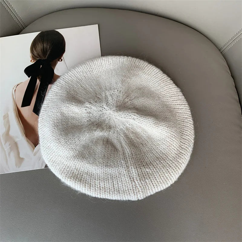 Sterling Knitted Winter Beret Hat™ for Women Soft Knit Crown