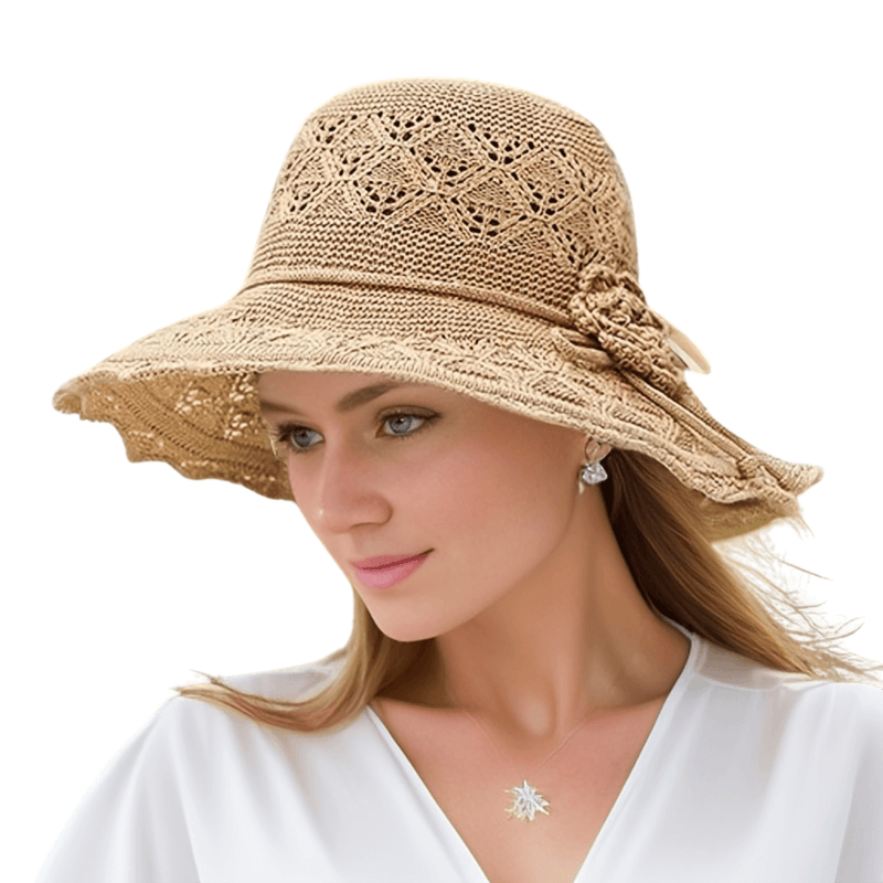 Sterling Stay Protected Summer Hat™ Wide Brim Mesh Neck Shade
