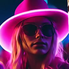 Sterling LED Light-Up Party Hat™ Glow In The Dark Flash Modes