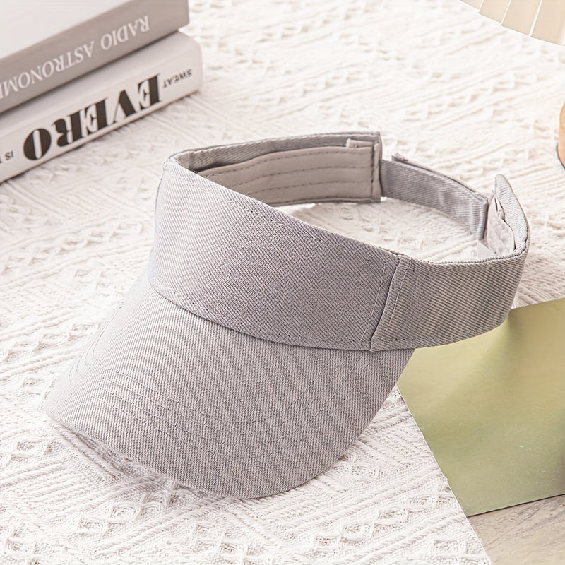 Sterling Open Top Sunshade Cap™ Curved Woven Fabric Visor