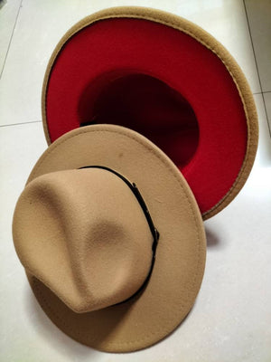 Sterling Aurelia™ Color-Trim Wool-Felt Fedora