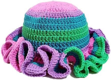 Sterling Foldable Polyester Crochet Bucket Hat™ With Ruffled Brim