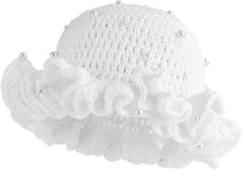 Sterling Foldable Polyester Crochet Bucket Hat™ With Ruffled Brim