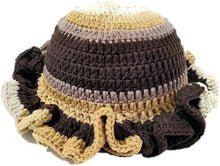 Sterling Foldable Polyester Crochet Bucket Hat™ With Ruffled Brim
