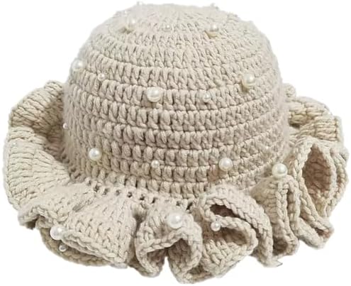 Sterling Foldable Polyester Crochet Bucket Hat™ With Ruffled Brim