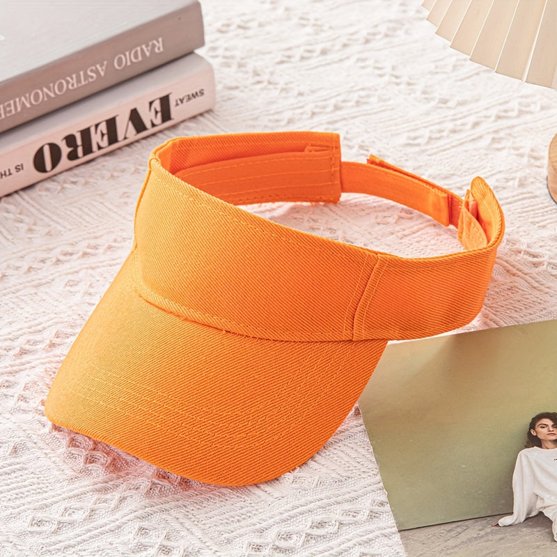 Sterling Open Top Sunshade Cap™ Curved Woven Fabric Visor