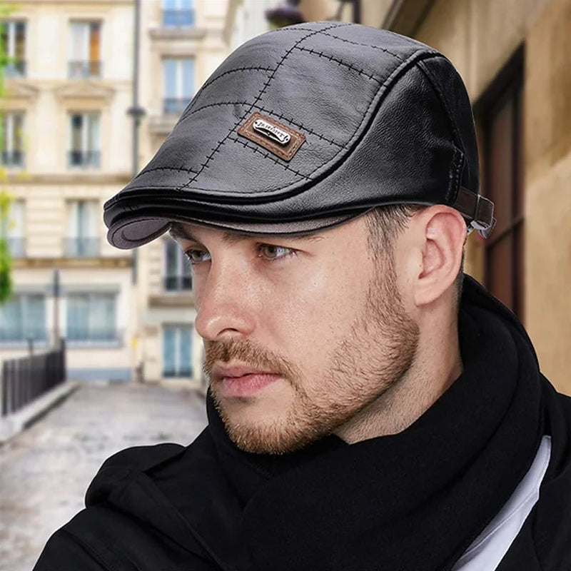 Sterling New Leather Beret™ Flat Leather Look Soft Band