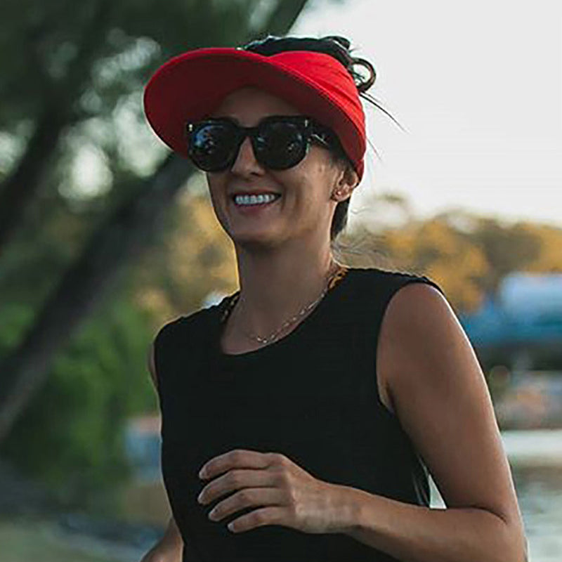Sterling Summer Women's Sun Hat™ Wide Brim Straw Packable Shape