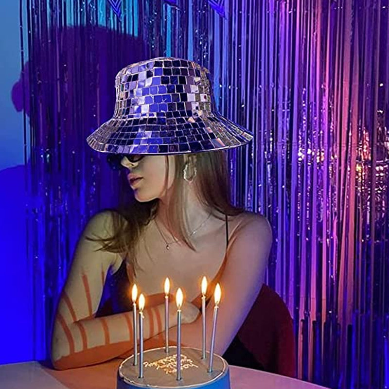 Sterling Disco Bucket Hat™ Sequin Bucket Polyester Shine