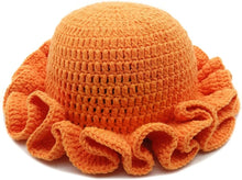Sterling Foldable Polyester Crochet Bucket Hat™ With Ruffled Brim
