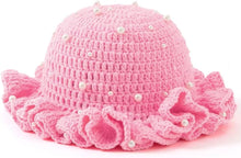 Sterling Foldable Polyester Crochet Bucket Hat™ With Ruffled Brim