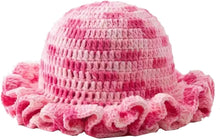 Sterling Foldable Polyester Crochet Bucket Hat™ With Ruffled Brim