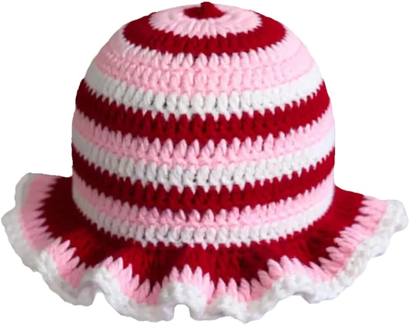 Sterling Foldable Polyester Crochet Bucket Hat™ With Ruffled Brim
