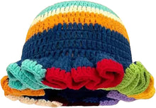 Sterling Foldable Polyester Crochet Bucket Hat™ With Ruffled Brim